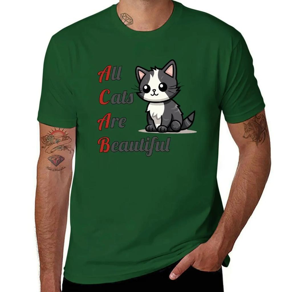 All Cats Are Beautiful TShirt plus sizes basketball graphic tees customizeds shirts graphic tee men