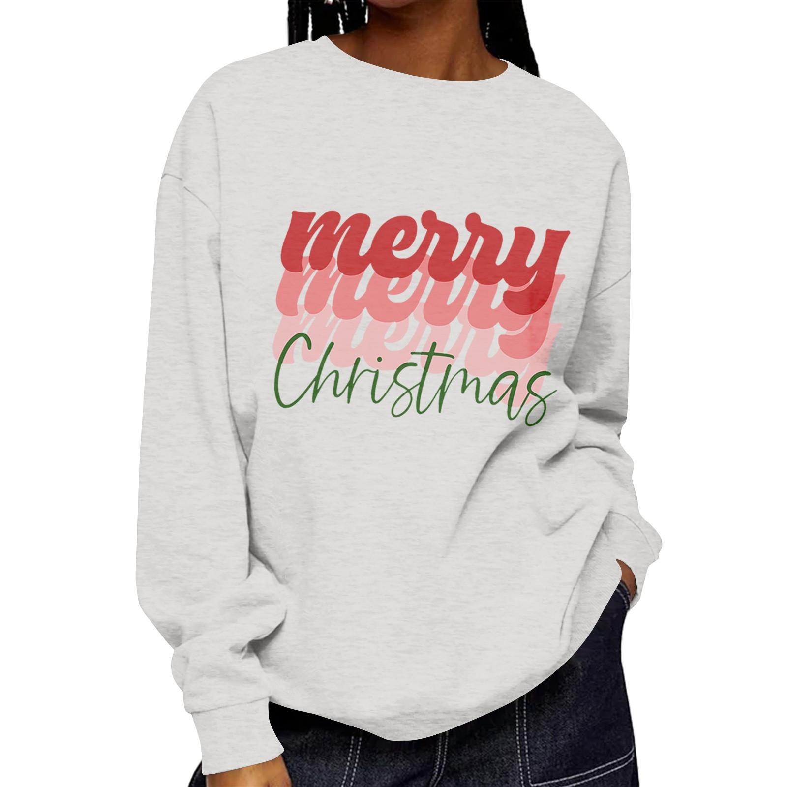 

Женская модная повседневная свободная толстовка с круглым вырезом и длинным рукавом, однотонная M белый