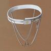New Invisible Female Stainless Steel Chastity Belt Adjustable Waist Metal Lock Device Panties Metal Underwear Sex Toys for Woman