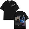 Rapper Beret New Album Tour 2025 Print Tshirt Unisex Unisex Fashion Casual Short Sleeve Tshirt Cotton Oversized T Shirts Streetwear