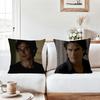 Vampire Diaries Starring D-Damon S-Salvatore  Pillow Case Office Cushions Suitable For Sofa Car Bedroom Decorative Cushion Cover