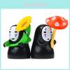Cartoon Spirited Away No Face Man Resin Figures With Rose Sunflower Mushroom Leaf For Home Decor And Gift Ideas