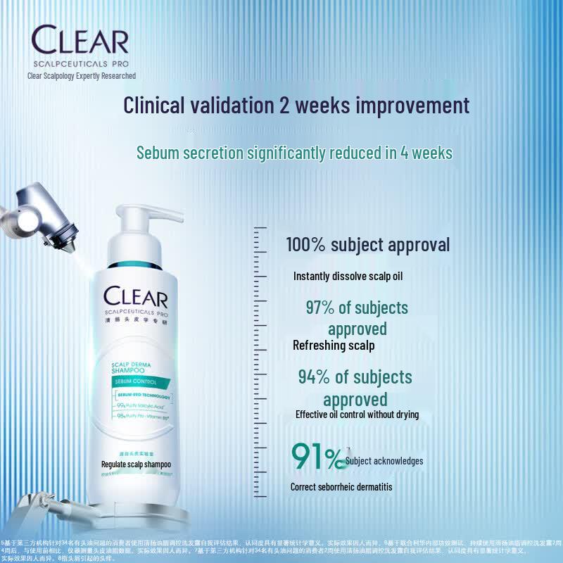 CLEAR Anti-Dandruff Oil Control Volumizing Shampoo
