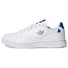 Originals Ny 90 Casual Slip-Resistant Durable Low-Top Skate Shoes Unisex Sneakers White Blue H02170