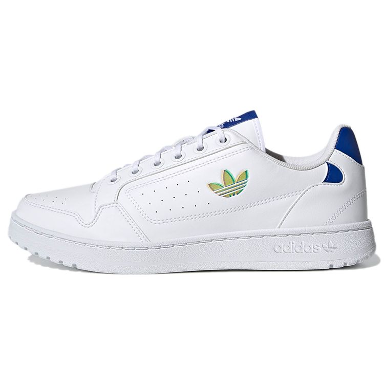 Adidas Originals Ny 90 Casual Slip-Resistant Durable Low-Top Skate Shoes Unisex Sneakers White Blue H02170