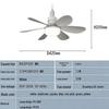 Ultra-Quiet E27 Ceiling Fan Light with Three-Speed Dimming for Kitchen & Bedroom