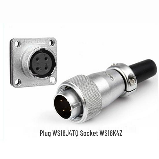 WEIPU WS16 Aviation Plug Industrial Connector, 2-10 Pin, Metal