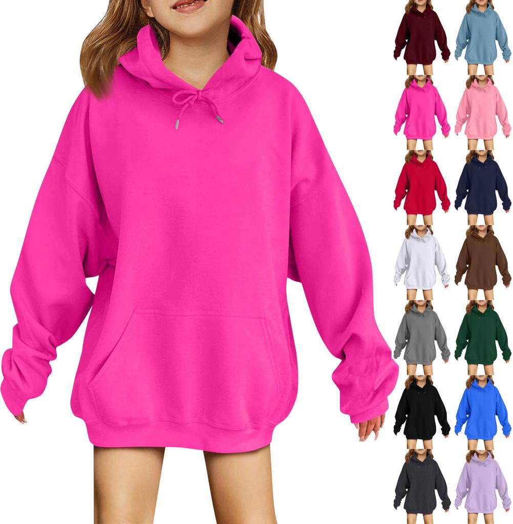 Cute Hoodies For Teen Girls Trendy Preppy Hooded Sweatshirts Oversized Long Sleeve Shirts Clothes For Girls