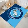 Wycombe Wanderers Logo Teppich geeignet als rutschfeste Matte für das Wohnzimmer oder das Schlafzimmer Sofa