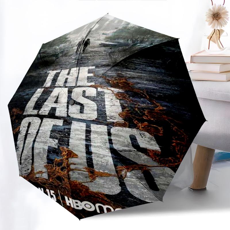 Survival Post-Apocalyptic World Folding umbrella Umbrella 8 paraphenoid bones Three folds travel Sun umbrella