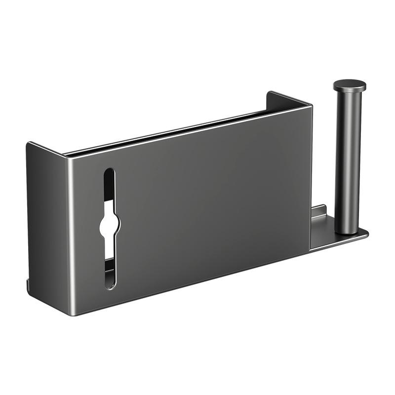 Refrigerator Side Shelf: Multi-Functional Cling Film & Paper Towel Holder, No-Drill Kitchen Storage Rack