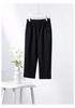 Plus Size Women's High-Waist Slimming Cropped Pants - Casual Summer 2026 Edition