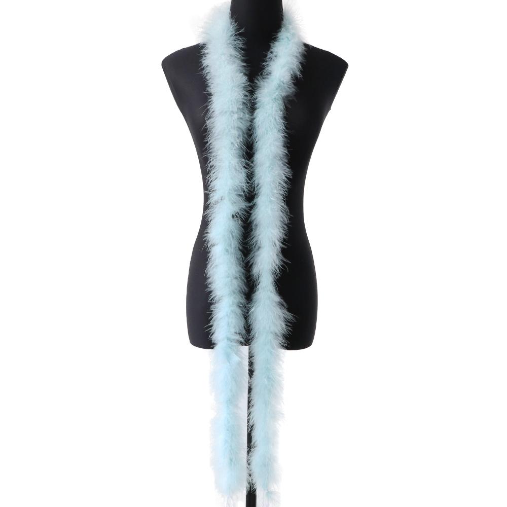 2Meters Baby Pink Marabou Feather Boa Turkey Feathers Ribbon Shawl For Wedding Dress Making Decoration Plumes Crafts