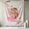 Sabrina Carpenter Wall Tapestry Aesthetic Wall Hanging Printed Fabric Blanket Decorative Tapestries For Bedroom Living Room Home Decor