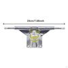 Skateboard Truck Bridge Steering Bracket for Outdoor Modification Silver 1pcs