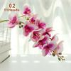 Artificial Butterfly Orchid Flower Bunch Fake Phalaenopsis Wedding Party Decor