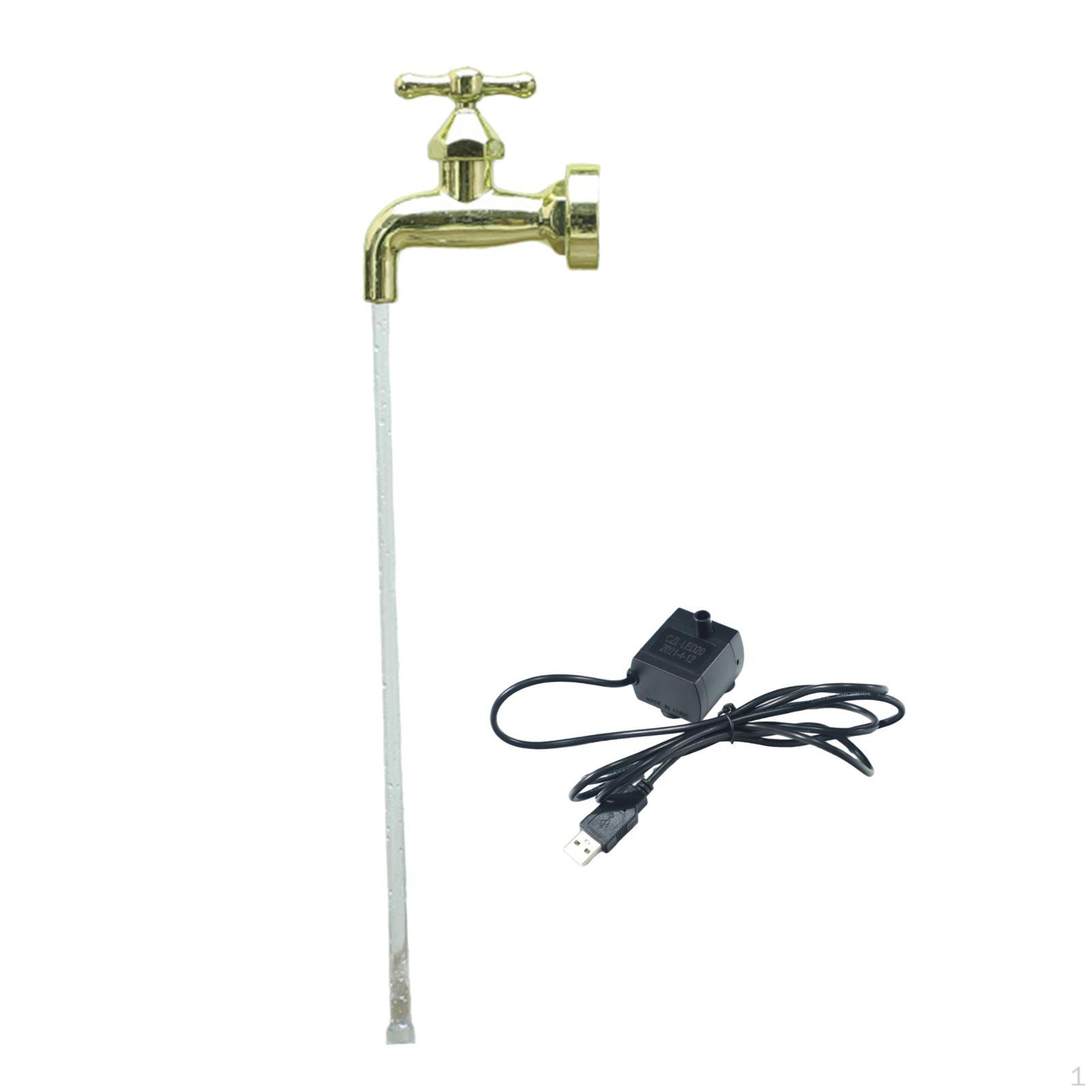 

Невидимый плавный излив, лейка, фонтан, плавающая водопроводная вода, украшения, USB для