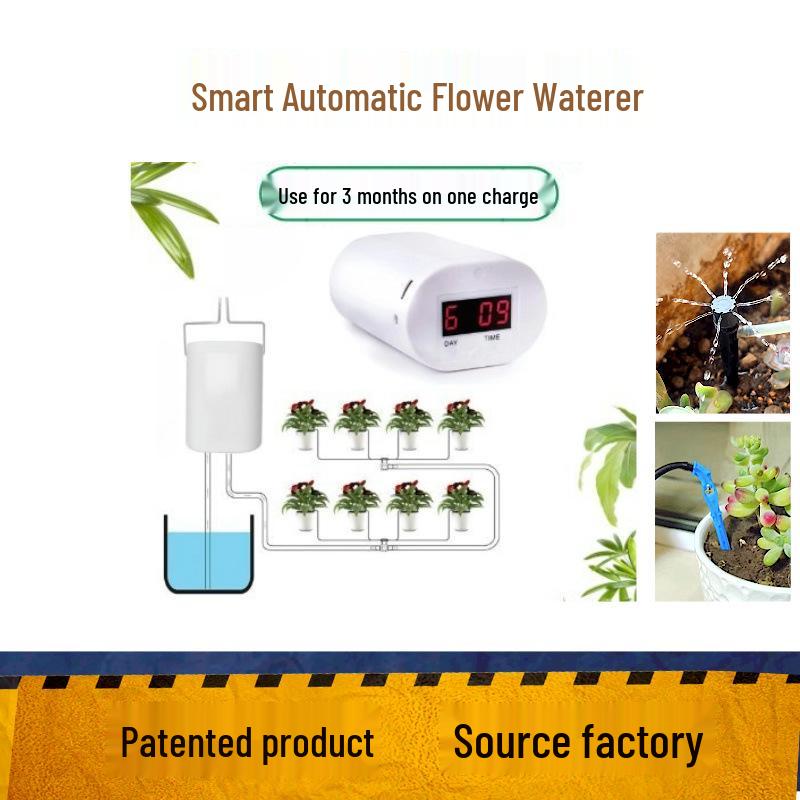 Smart Flower Watering Timer & Drip Irrigation System