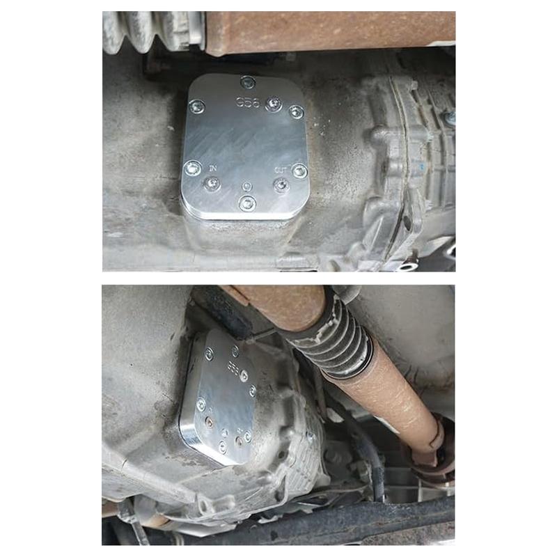 Artudatech 3 Ports PTO Cooler Cover 1/8 NPT For Ram 1/8 NPT 1500 2500 3500 4000 4500 G56