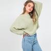 European and American loose knitted sweater top autumn and winter crew neck pullover, women's clothing