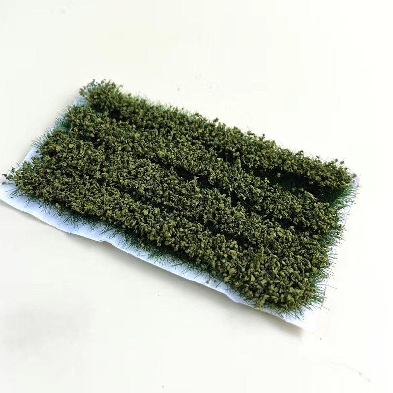 

4Pcs 8Mm Miniature Grass Tufts Model Railway Scenery Material Artificial Farm Crop For Garden Landscape Diorama