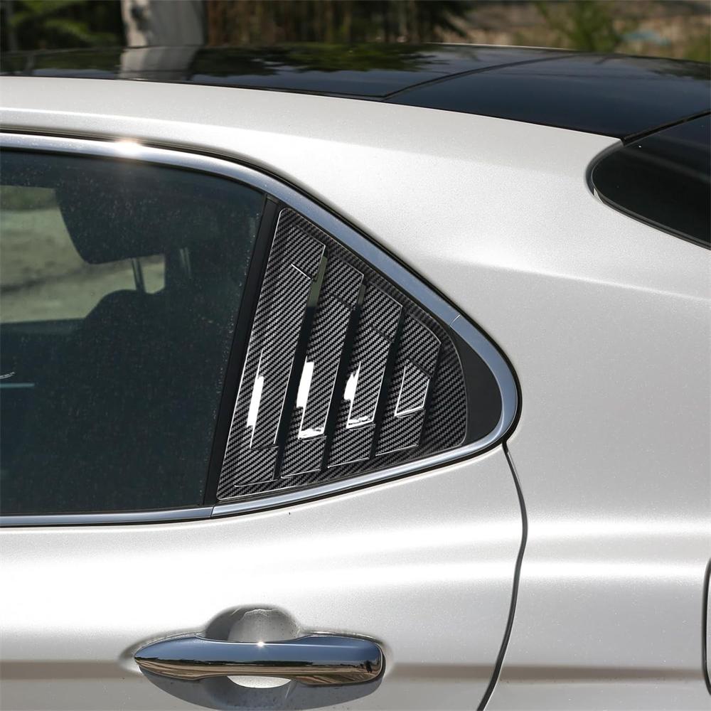 For Toyota Camry 2018-2024 Carbon Fiber Look Vent Window Scoop Louver Cover Trim