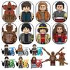 8Pcs/Set The Horror TV Dustin Mike Lucas Will Demogorgon Model Building Blocks Enlighten Action Figure Bricks Toys For Children