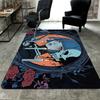 Dark Anime Style Rug Floor Mat for Living Room or Bedroom Soft and Comfortable Carpet a Gift for Birthday and Holiday.