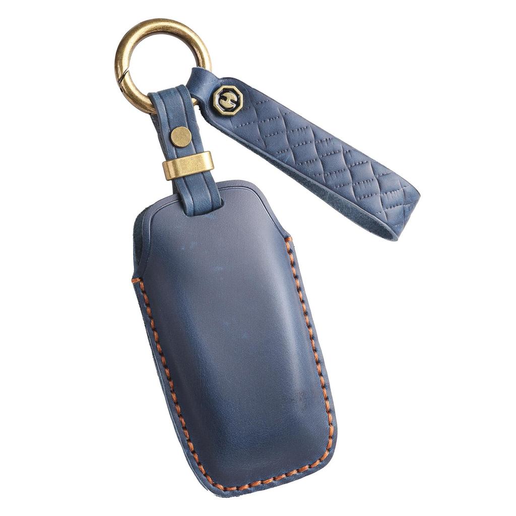 Handmade Leather Retro Key Cover for BMW 3 & 5 Series