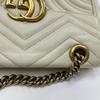 [Gebraucht] GG Marmont Doppel G Logo Nieten Federverschluss Klappe V Gestepptes Leder Mini-Schultertasche - Gut #15RGI17