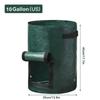 Garden Grow Bags 3/5/7/10 Gallon Potatoes Grow Bags Gardening Plant Growing Bags PE Fabric Carrot Vegetable Planter Container