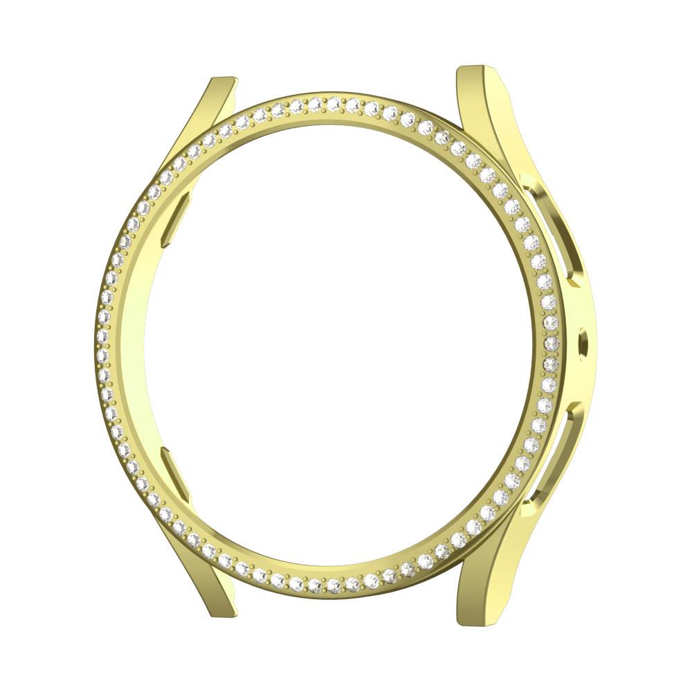 Bling Case for Samsung Galaxy Watch7 6 5 4 40mm 44mm Protective Case PC Encrusted Shiny Diamond Cover Bumper No Glass Accessorie