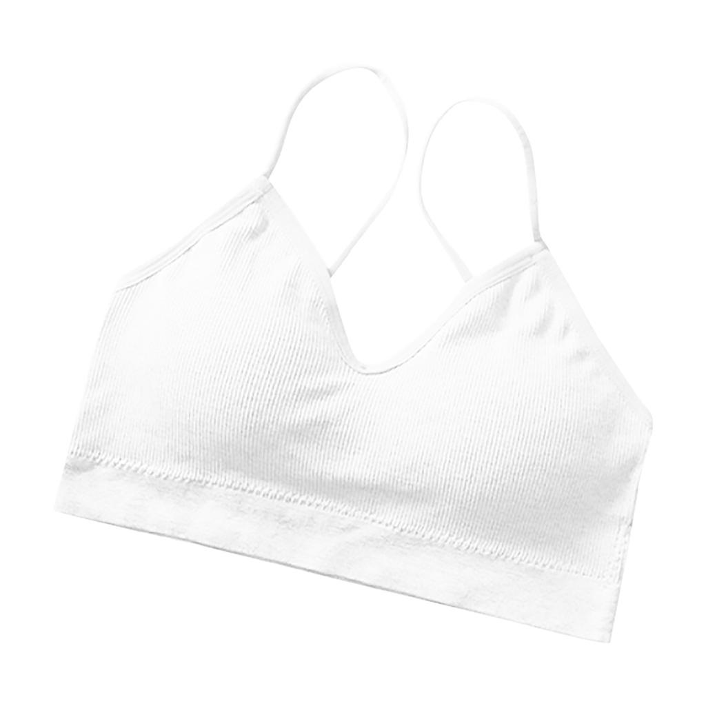 V-Ausschnitt-BH, nahtlos, gepolstert, Camisole, Bandeau, Sport-BH, Schlaf-BH