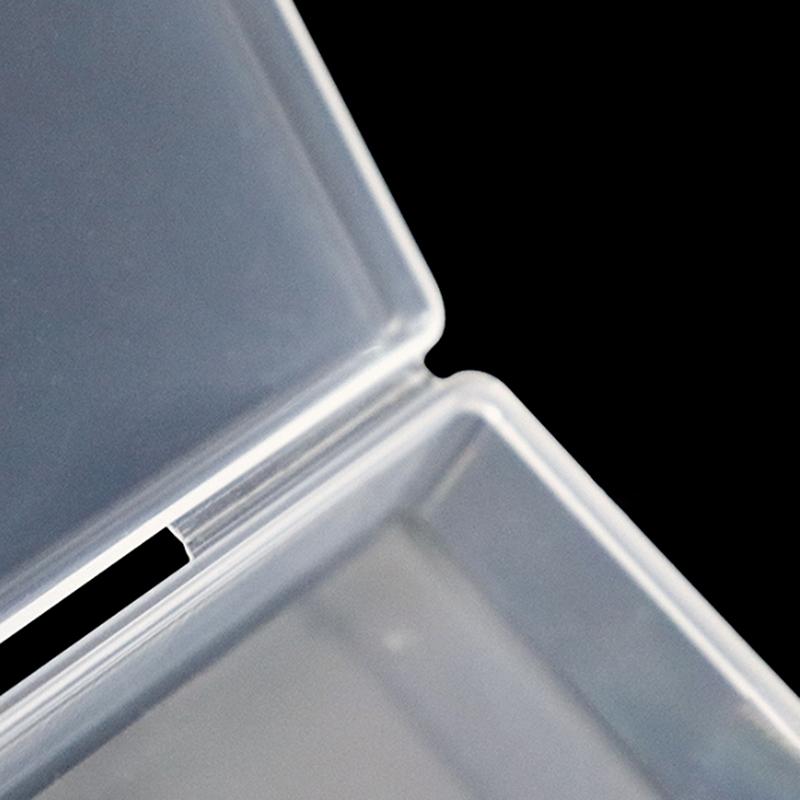10 szt. Mini Plastikowe Pudełko Prostokątne Przezroczyste Pudełko do Pakowania Pudełko do Przechowywania Pyłoszczelne i Solidne Pudełko Pojemnik do Przechowywania Biżuterii