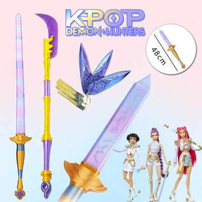 Cosplay Prop K-POP Demon Hunter Character Rumi Sword Toy With Symbol Mira Long Knife Prop Accessories Costume Prop Gift