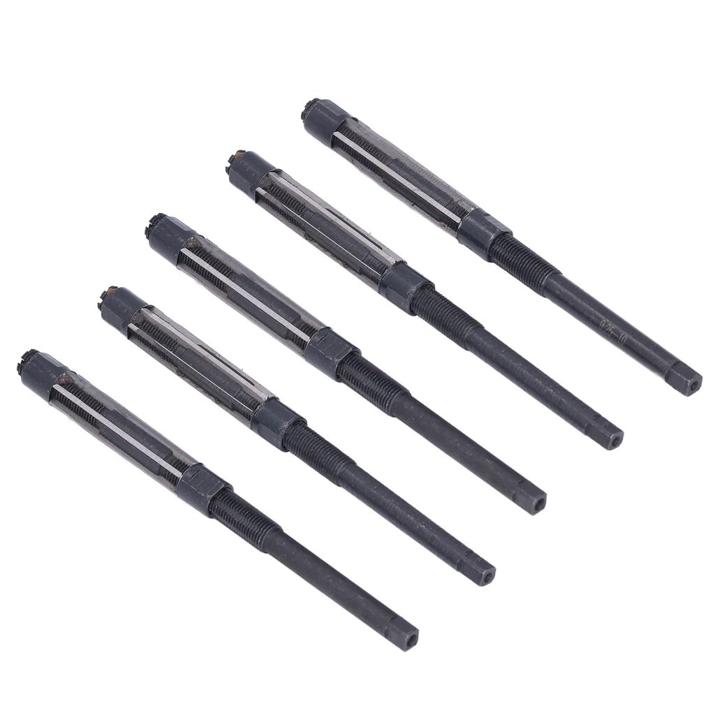 5Pcs Adjustable Hand Reamer 9SiCr Hand Milling Cutter Tool for Reaming Die Steel 9.25‑10mm