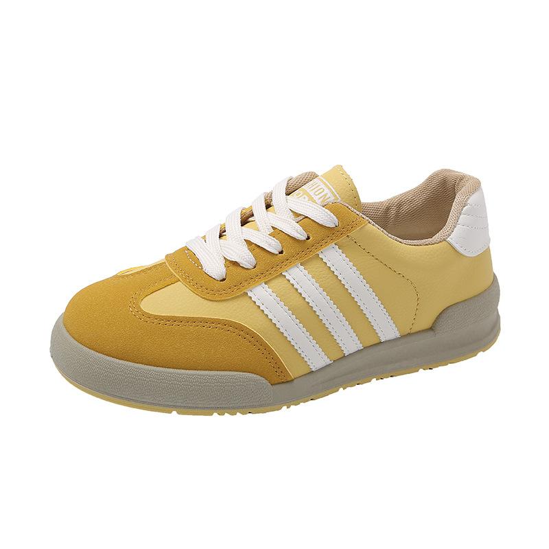 Forrest Gump Shoes Single Shoes Women's Round Head Shallow Mouth Lace-up 2025 Spring and Autumn New Height-increasing Fashion Versatile Sports Shoes