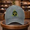 Triquetra Print Baseball Cap Casual Duckbill Hat Fashionable Hat Adjustable Outdoor Casual Cap for All Seasons Suitable fo