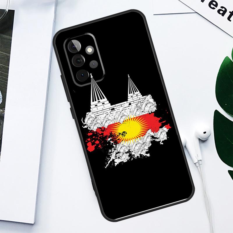 Yazidi Flag Ezidxan For Samsung Galaxy A52 A22 A32 A54 A34 A14 A55 A35 A15 A53 A33 A13 A05 A06 A16 Phone Case