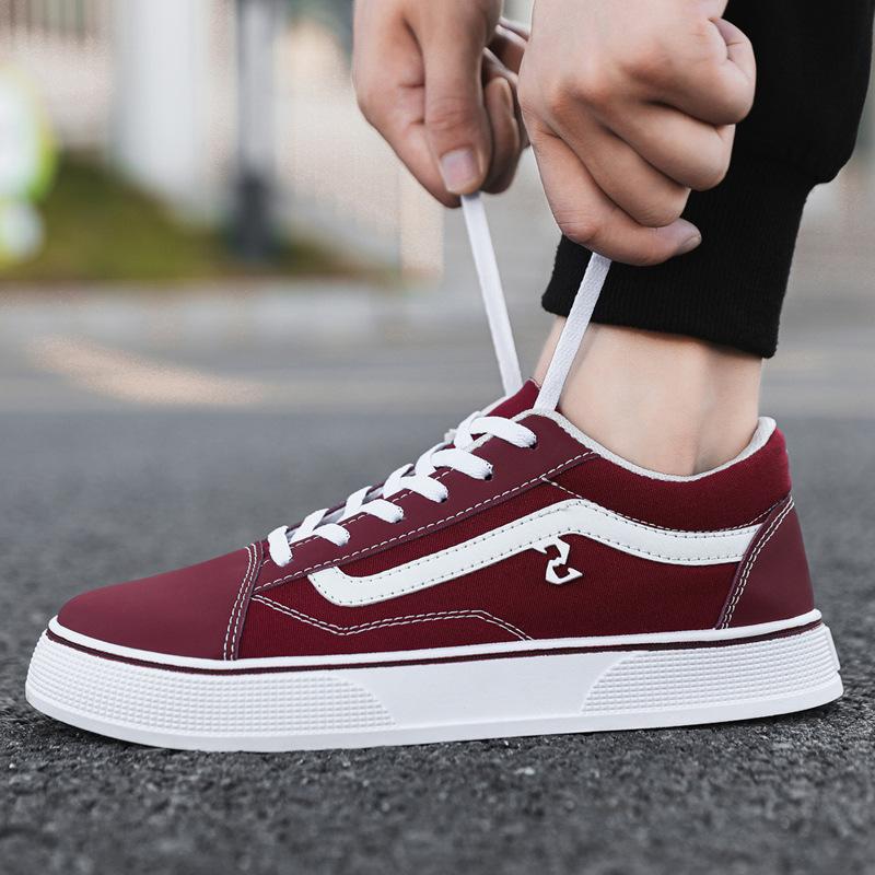 New spring and autumn large size low-top canvas shoes board shoes casual trendy shoes