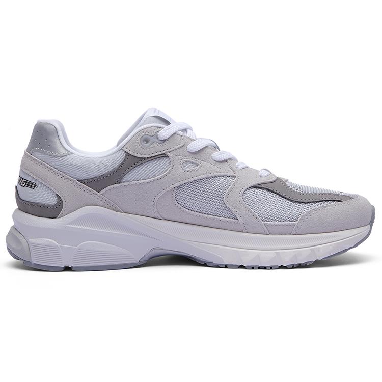 Li Ning Low Top Sports Casual Shoes Men's Gray Purple AZGT011-2