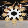 Discos de Sonido de Latón Platillo Campana Platillo Campana Pandereta Hi-hat Para Tambor Accesorios de Percusión Suministro de Tambores Anillo de Tambores Anillo de Tambores
