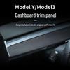 Carbon Fiber Decor Strips for Tesla Model 3/Y Dashboard & Console Protection