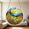 Puzzle Sun Catcher Stained Glass Window Hangings Acrylic Suncatchers Decors for Home Garden Ornament Housewarmings Gift