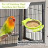 Parrot Stainless Steel Food Box Bird Feeder