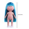 Adorable 24cm Plastic Potato Doll for Kids Creative Play Safe Easy Clean Home Decors Toy for Children Over 3 Years Old
