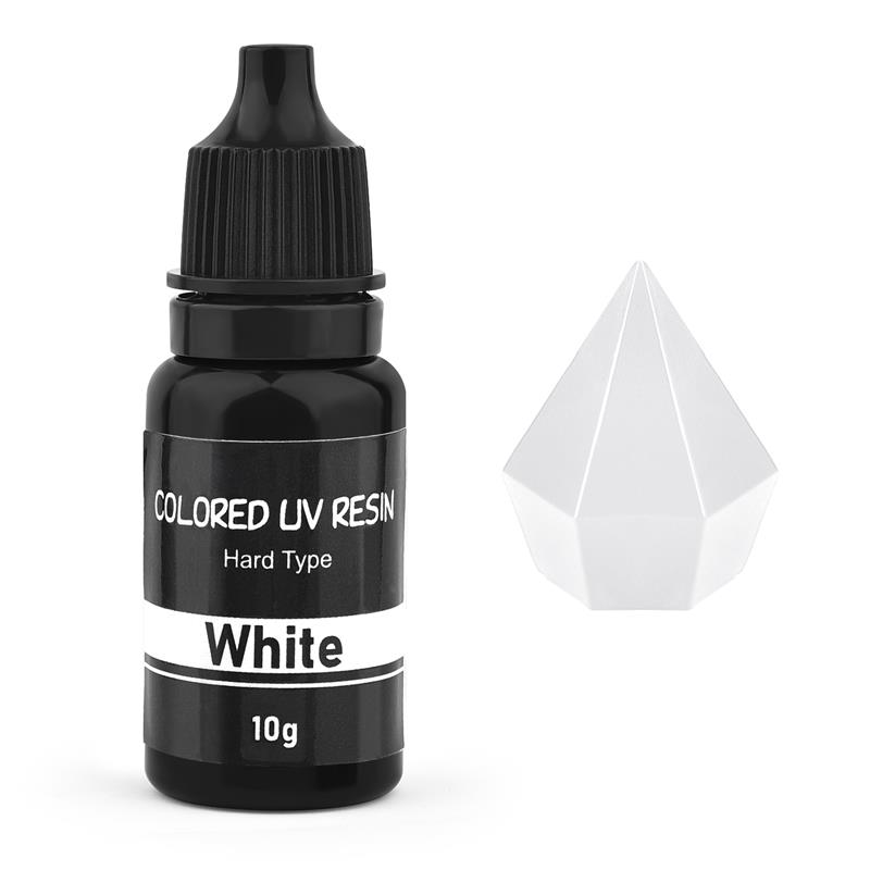 17 Colors UV Resin Glue 10ml Epoxy Glue Hard Ultraviolet Curing DIY UV Glue Color Resin Jewelry Making Quick Drying Glue Clear