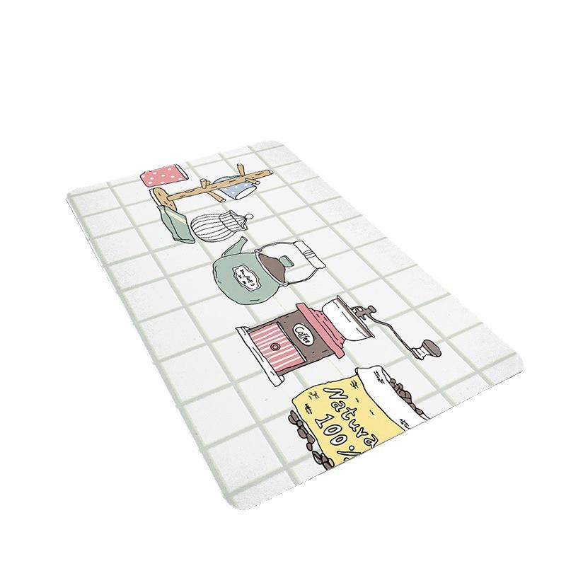 Entrance Door Mat Kitchen Carpet Bathroom Entrance Mat Floor Mat Foot Pad