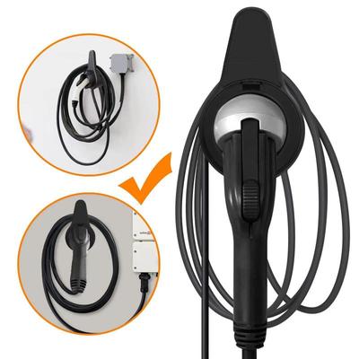 Ladekabel Stecker Halter Zusätzlicher Schutz Wandhalterung Wallbox Steckdose E-Auto Ladegerät Steckerhalter Für Elektrofahrzeug Typ 2/Typ 1