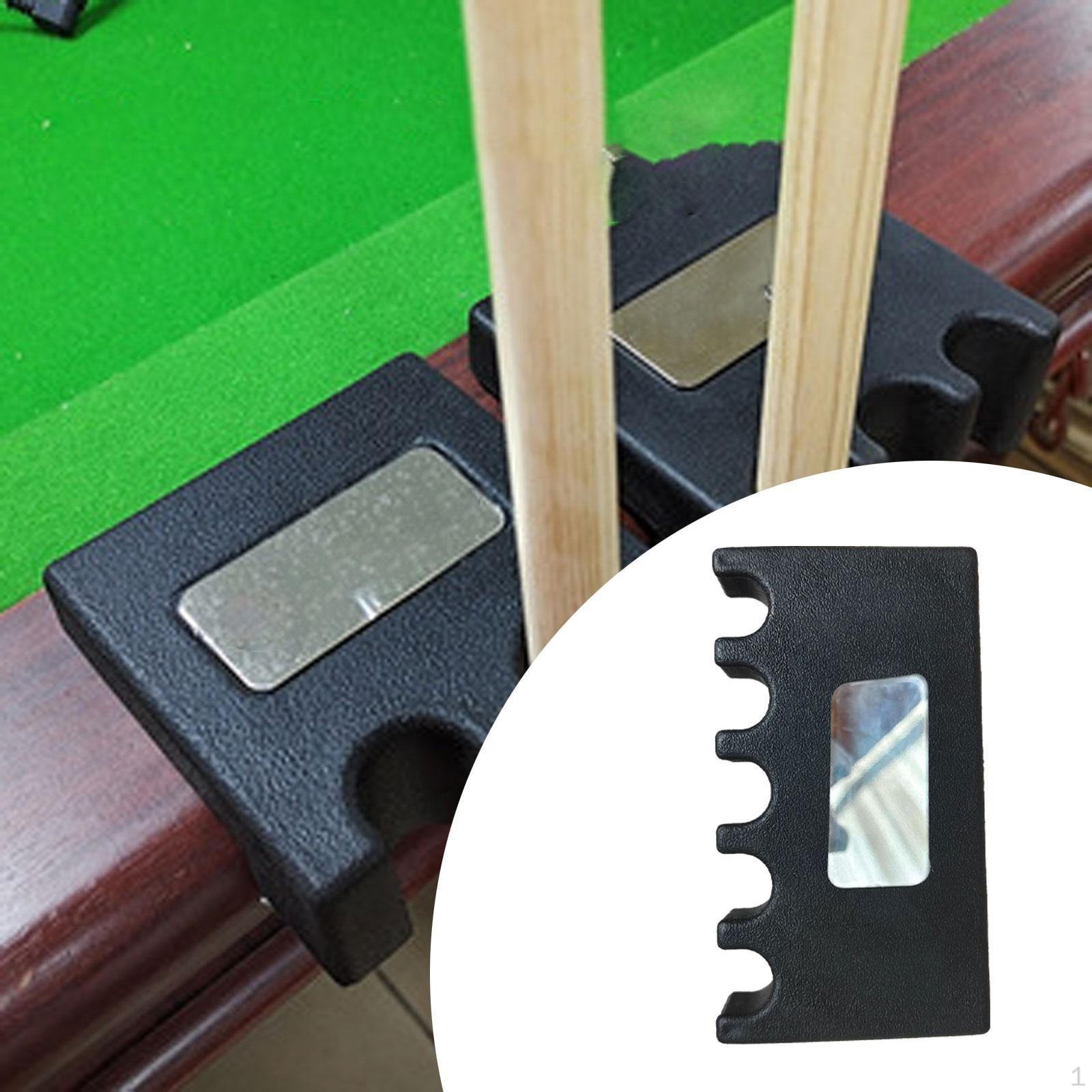 

Подставка для кия для бильярда, органайзер для оборудования, черный цвет для любителей бильярда, край стола 5 Hole